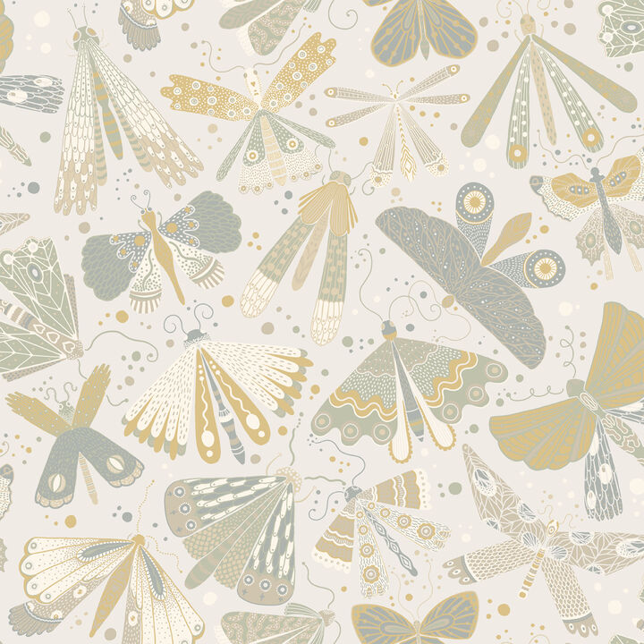 Flyga Light Blue Bonanza Wallpaper (Set of 2)