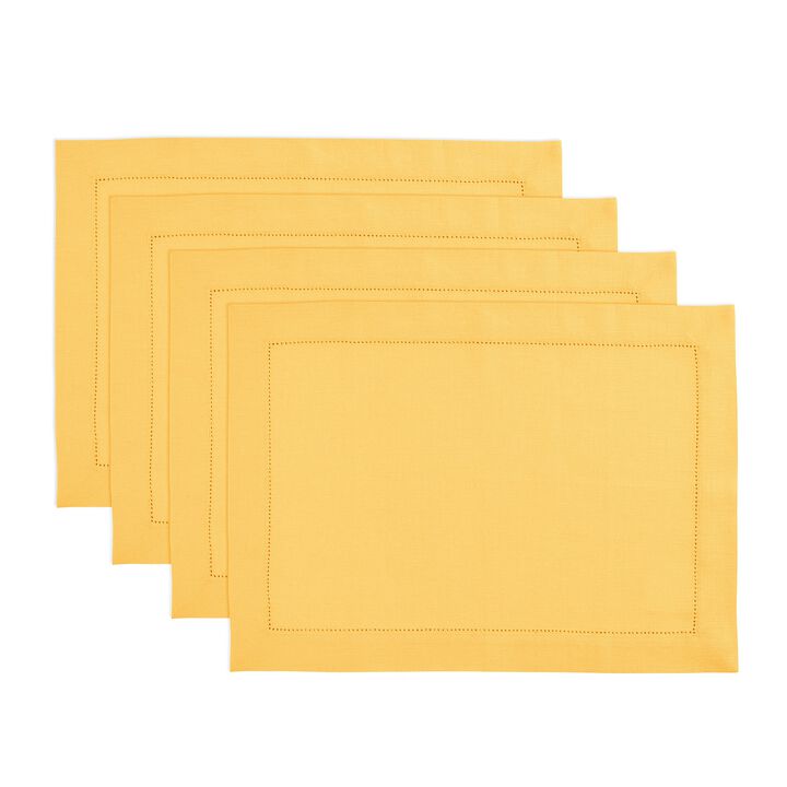 Linen Placemats - Medium Weight Hemstitch