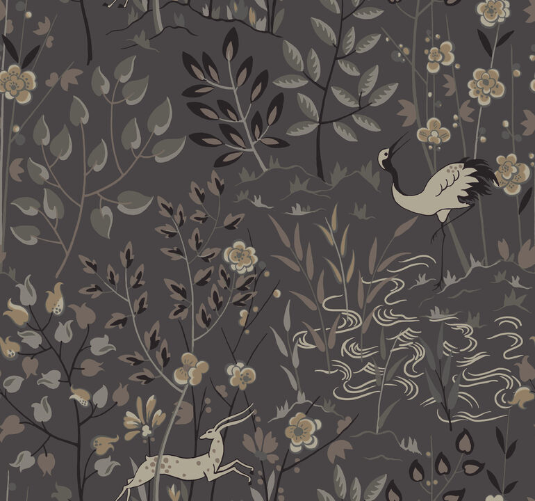 Aspen Grey Wallpaper