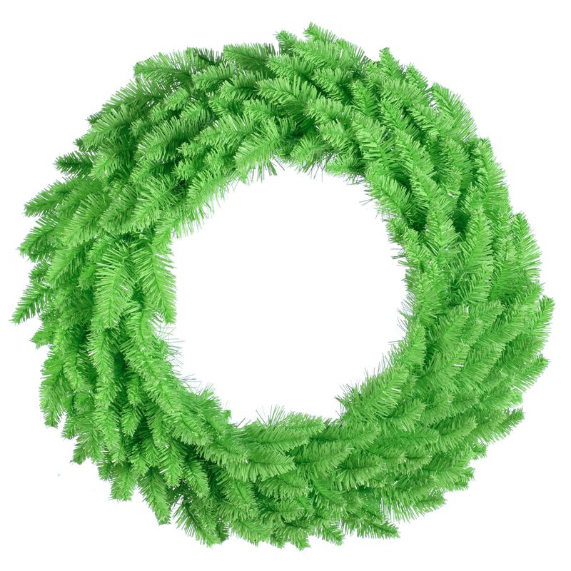 Vickerman 36" Lime Fir Artificial Christmas Wreath, Unlit - Faux Fir Christmas Wreath - Indoor Seasonal Home Decor image number 0