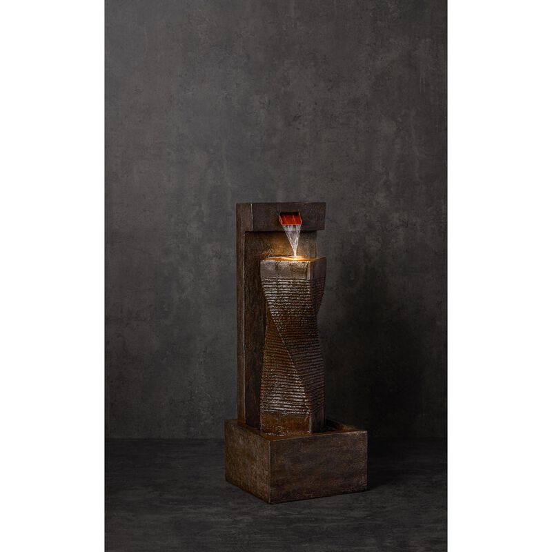 Outdoor Resin Fountain &ndash; Elegant Garden Water Feature for Yard, Patio, and Lawn