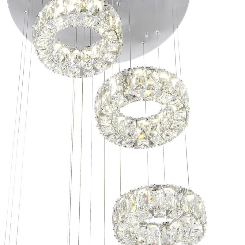 Madeline LED Chandelier With Chrome Finish