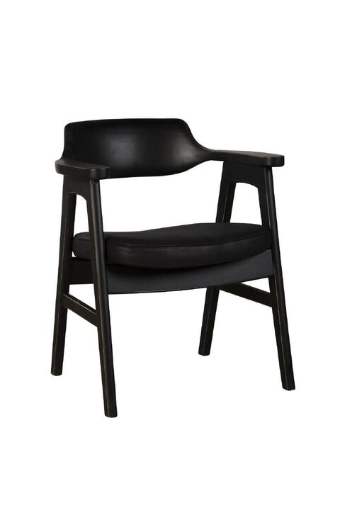 Wagner Black Arm Chair