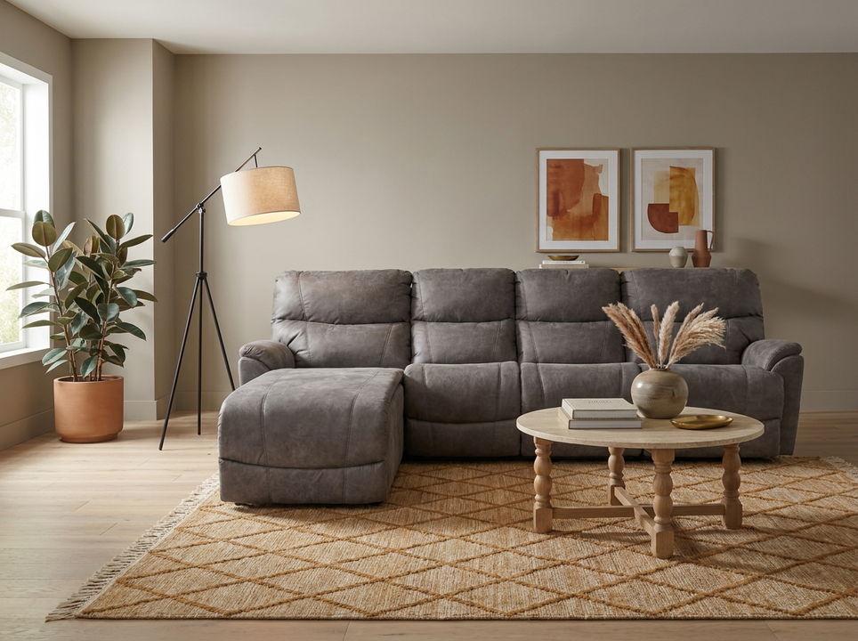 Trouper Sable 5-Piece Power Sectional with Right Arm Chaise