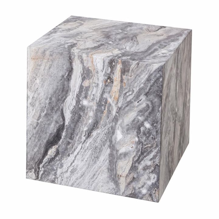 GOODSILO Minimalist Square Modern Coffee Table with Smooth Natural Wood Texture, Stylish Accent Center Table for Contemporary Living Spaces