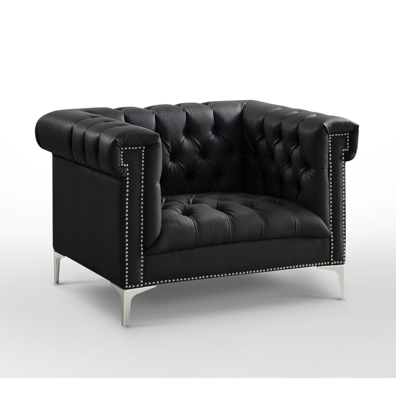 Inspired Home Clifford Leather PU Club Chair