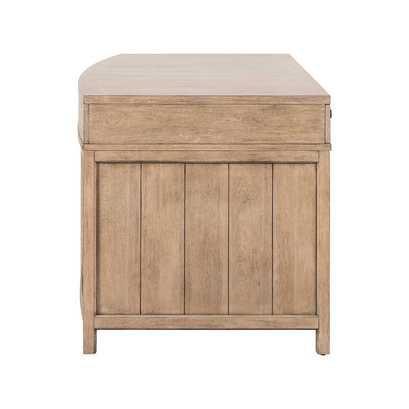 Liberty Furniture Executive Desk with Keyboard Tray Locking File Drawers Home Office Storage image number 3