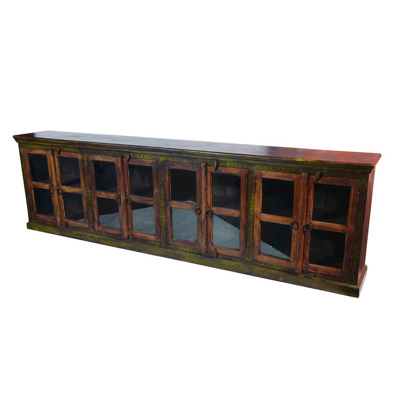 Alex Hamilton Arvada 8-Door Glass Buffet