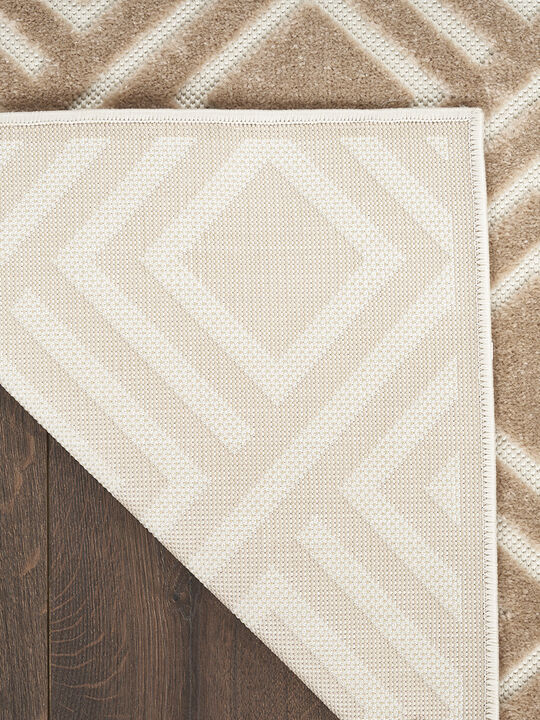 Care Free CAF03 Brown 3'11" x 5'11" Rug