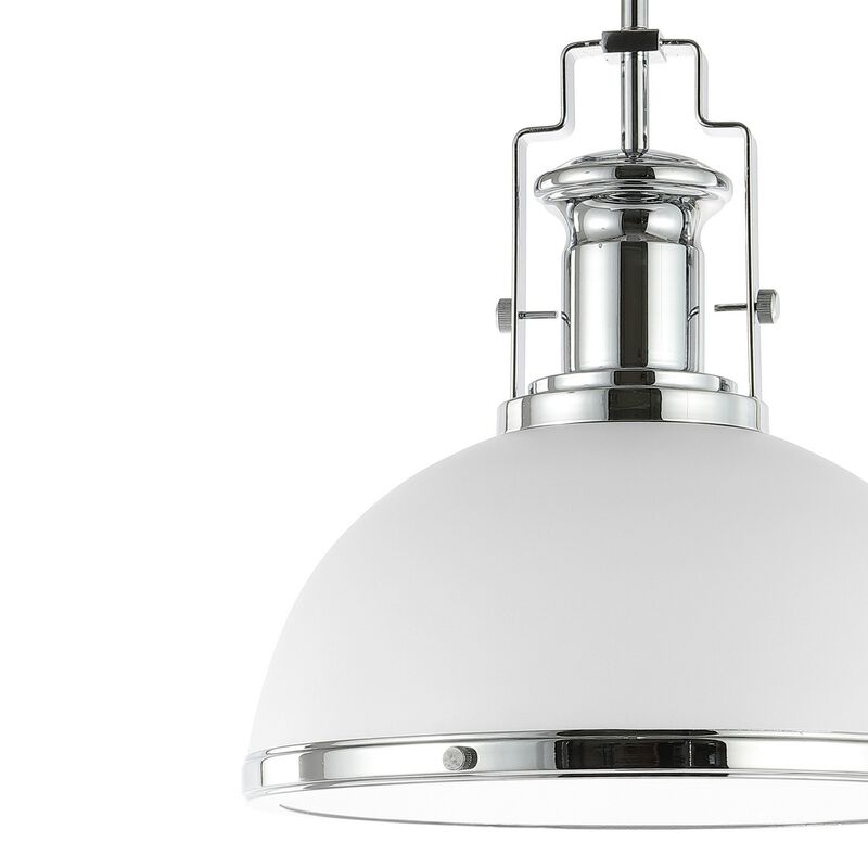 Homer Modern Industrial Iron LED Dome Pendant