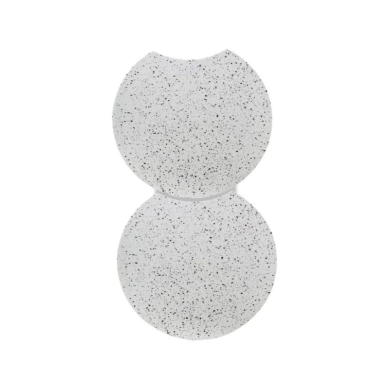 Meridian Furniture Dimple White End Table