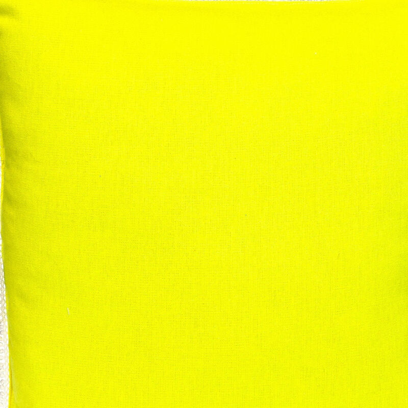 HomeRoots 20" Yellow Cotton Throw Pillow image number 3
