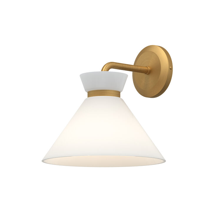 Halston 8-in 1 Light Damp-Rated Wall/Vanity Light