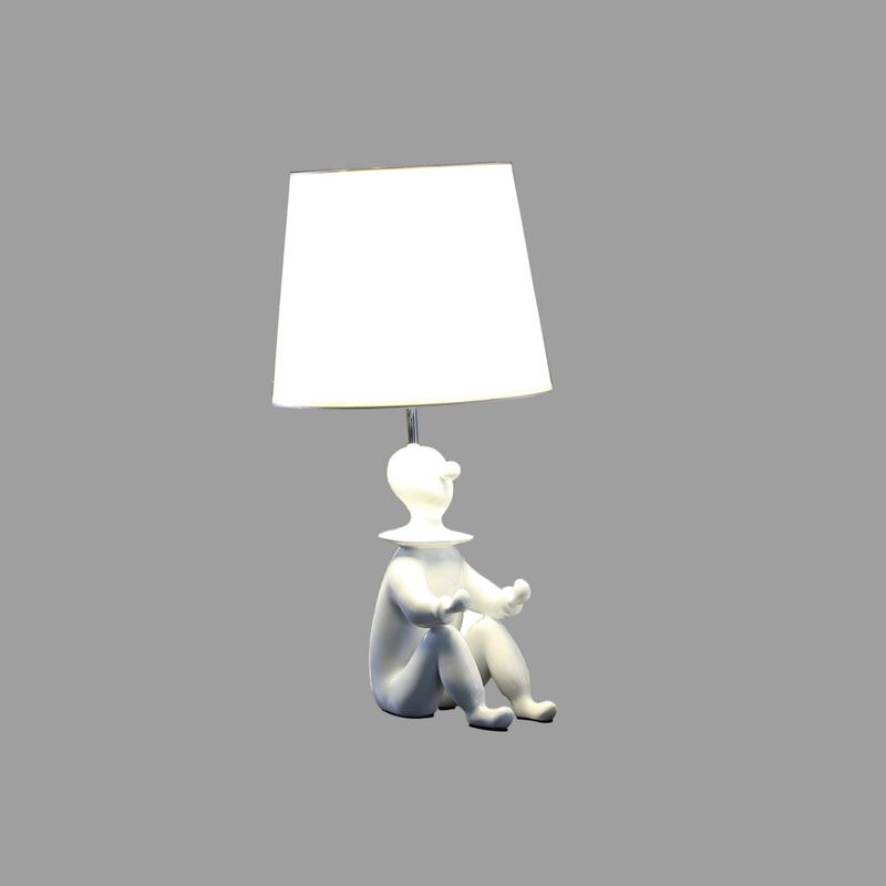 ELEMENT ACE Modern Clown Phone Holder Resin Table Lamp, Fun Decorative Desktop Accent Light for Bedroom, Living Room, Kids Room & Home Interior Decor image number 1