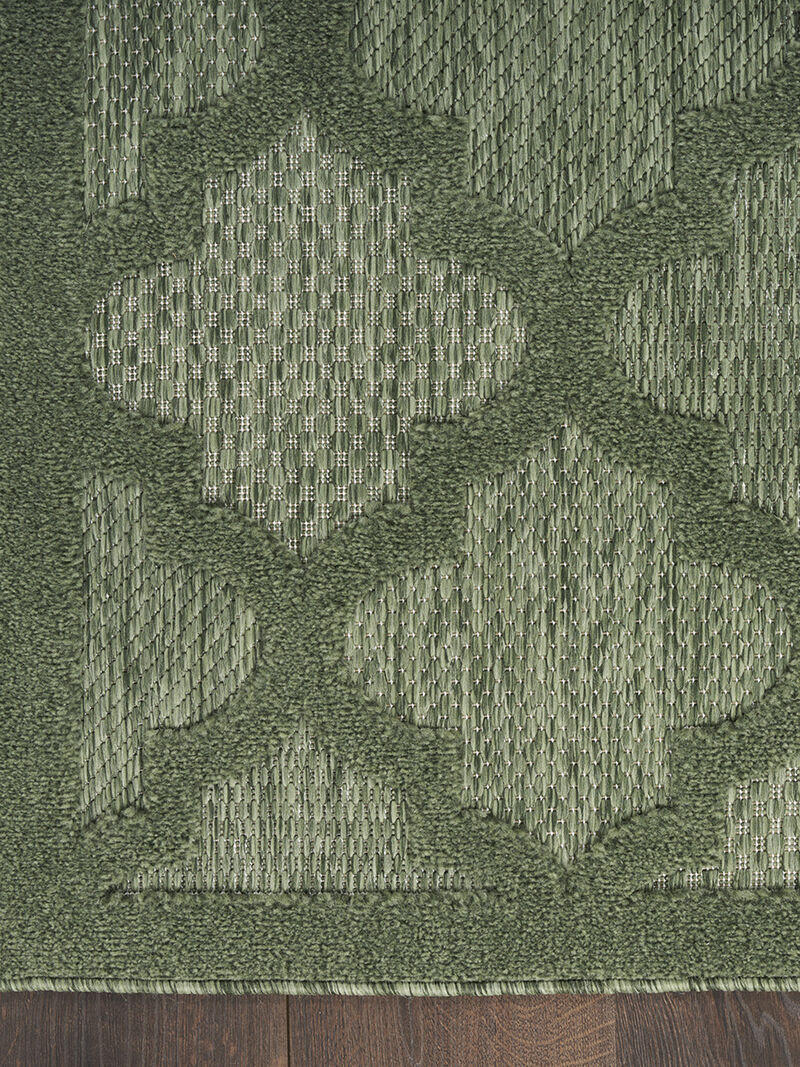 Easy Care NES01 Green 10' x 14' Rug