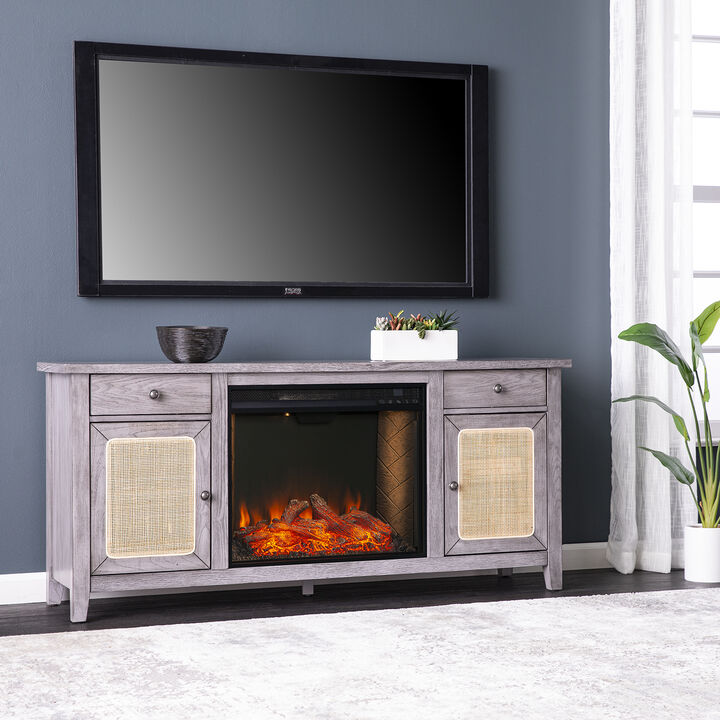 Raegan Smart Electric Fireplace Console