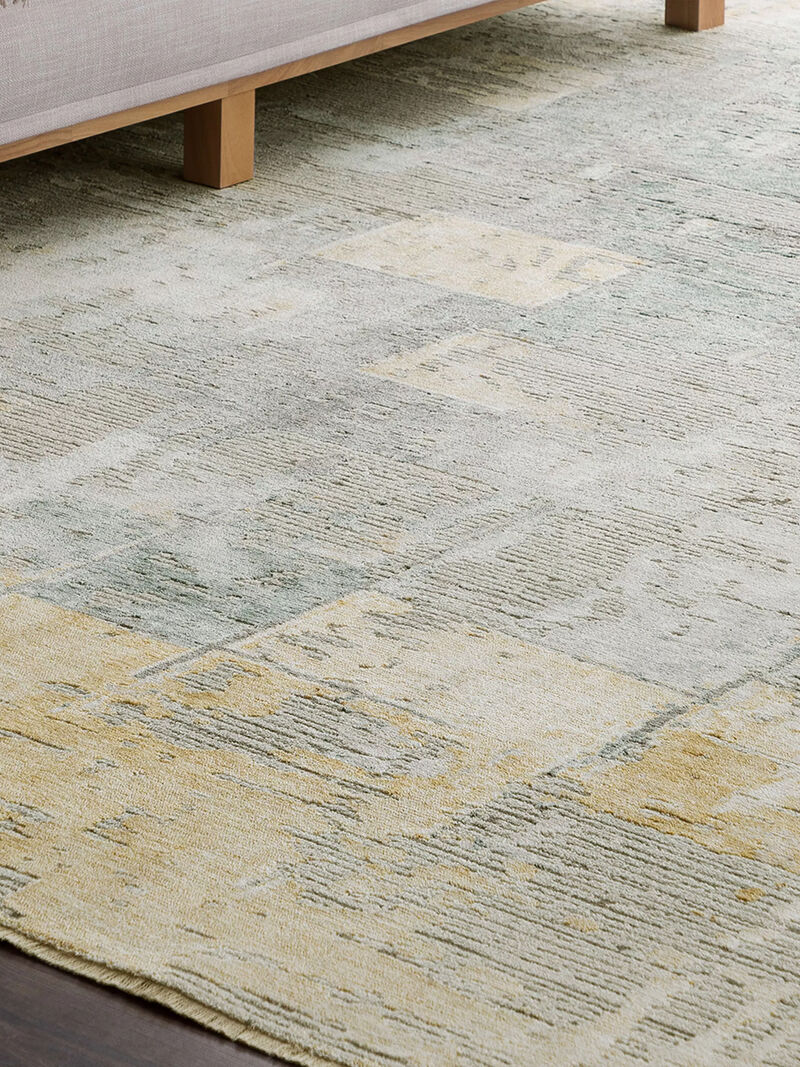 Memento Nostalgic Blue 9' X 12' Rug