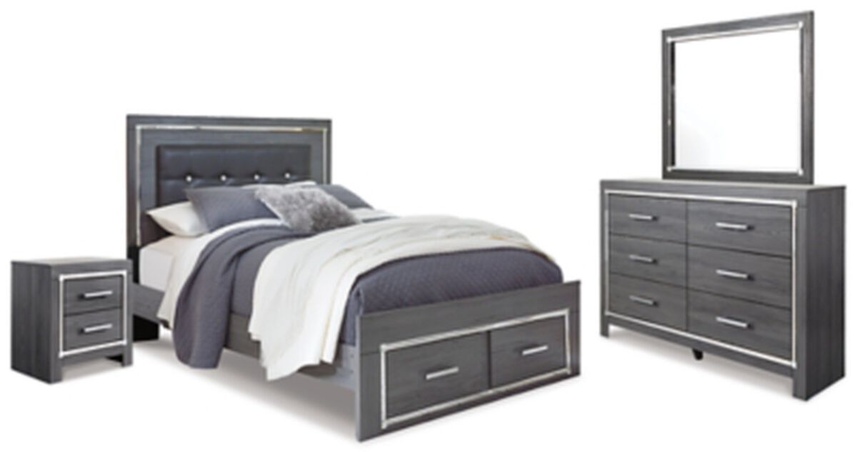 Lodanna Queen Panel Storage Bed Set