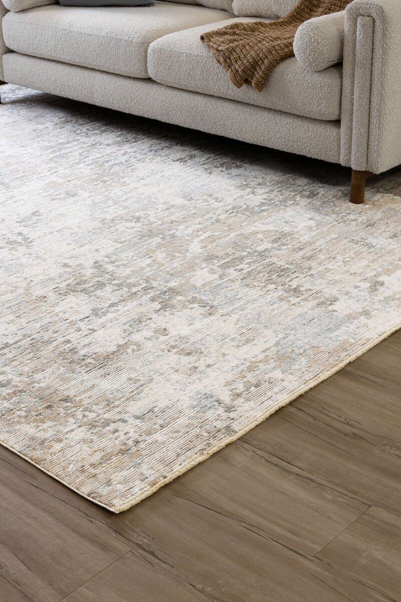 Solitude Velleta Cream Beige 10' x 13'6" Rug image number 6