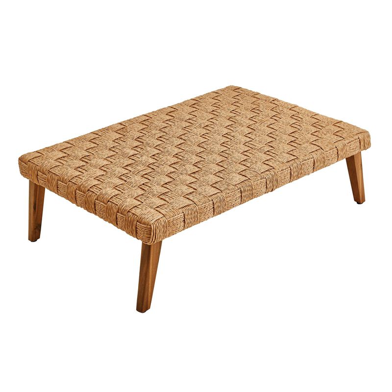 Modway Thames Outdoor Patio Wicker Outdoor Patio Rattan Coffee Table image number 6
