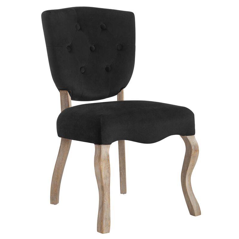Array Vintage French Performance Velvet Dining Side Chair image number 0