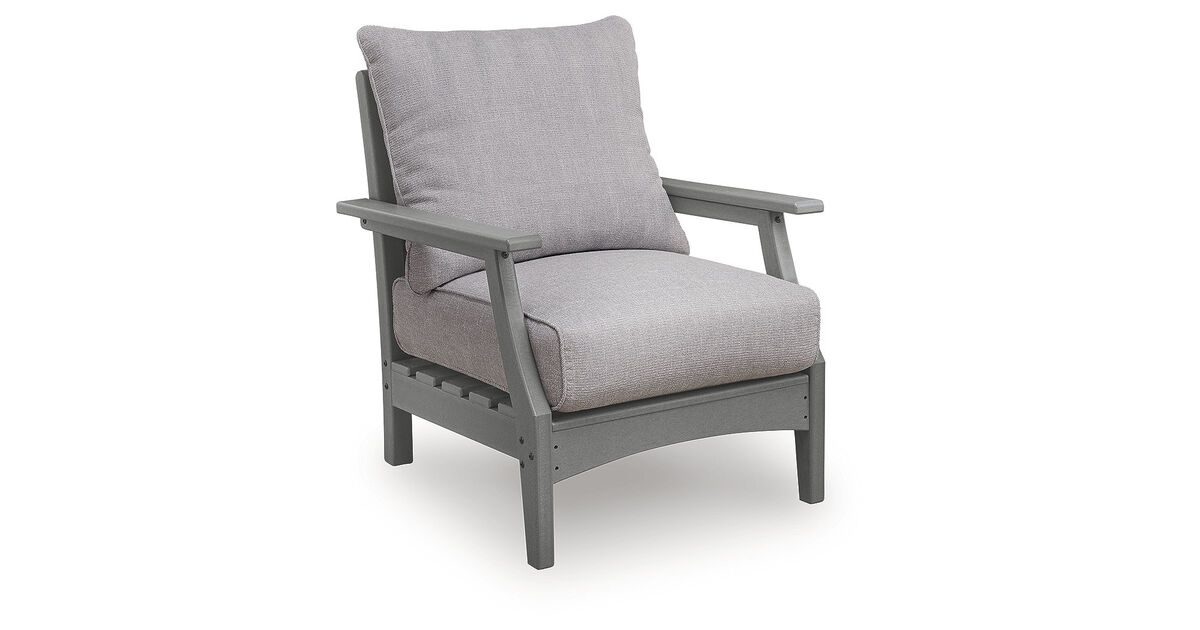 Lone View Bay Outdoor Lounge Chair with Cushion