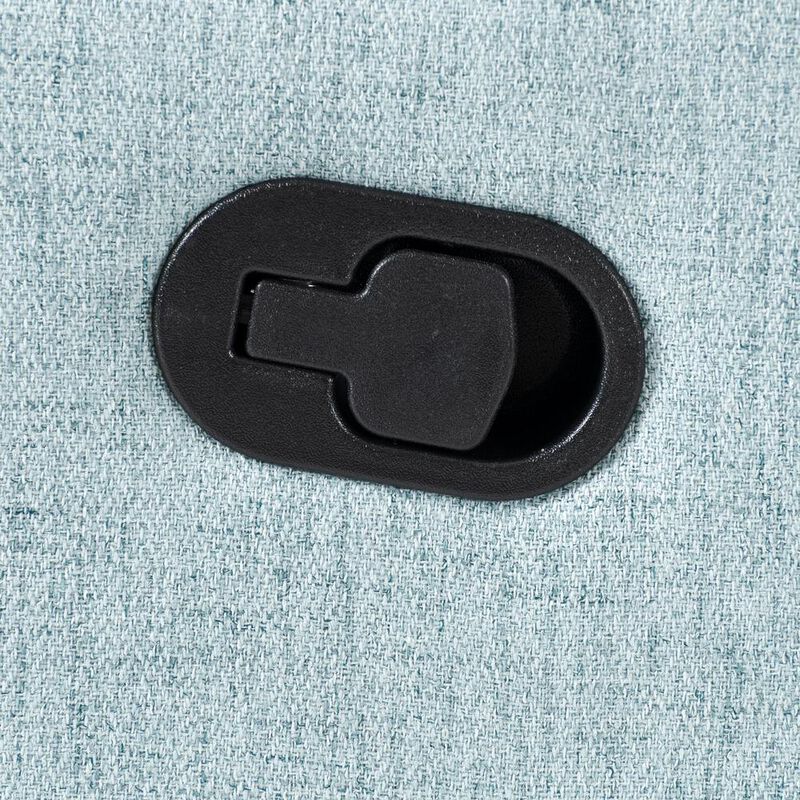 Amber & Emily Lily Upholstered Swivel Glider Recliner Chair