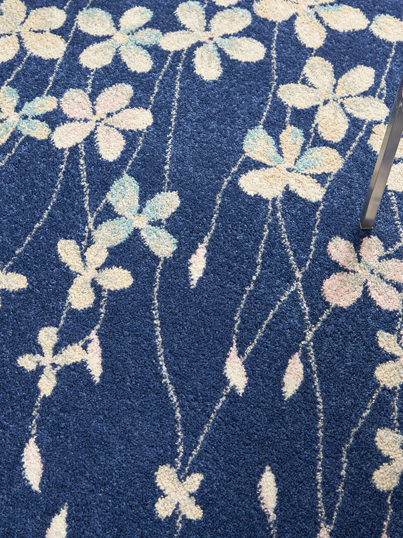 Tranquil TRA04 Navy 5'3" x 7'3" Rug image number 8