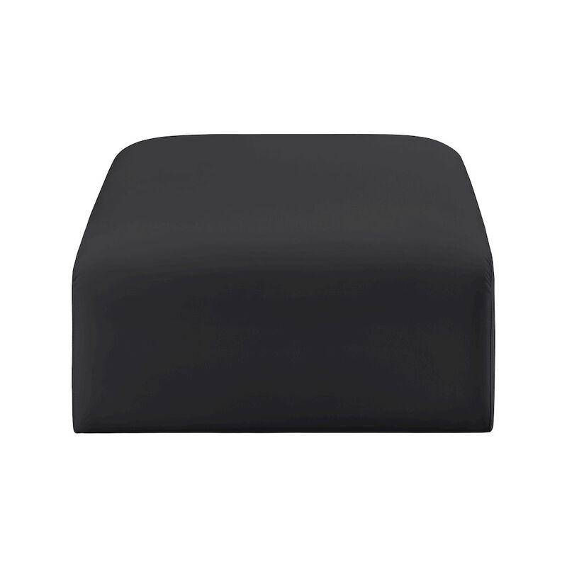 Meridian Furniture Arc Vegan Leather Ottoman