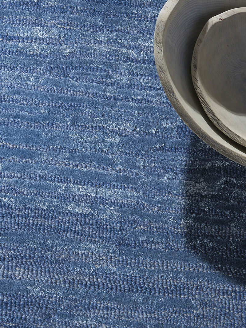 CK010 Linear LNR01 Blue 9'9" x 13'9" Rug