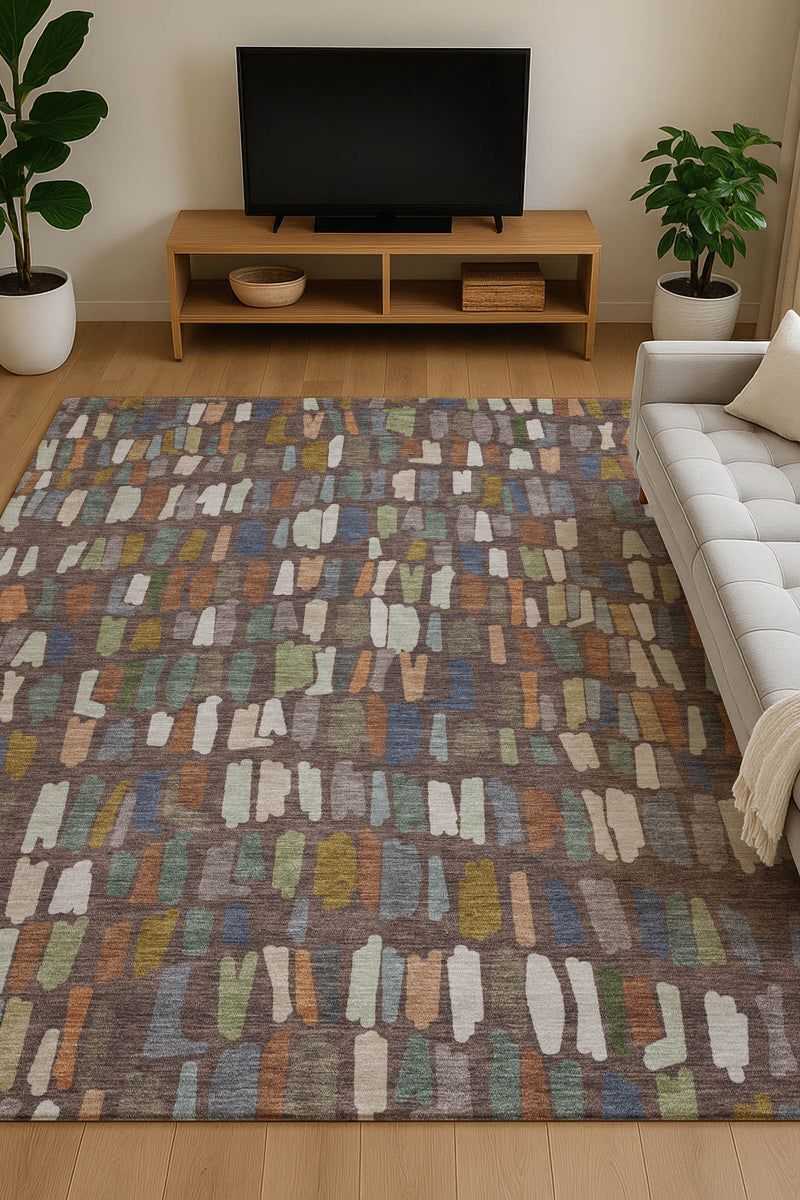 Kenner KN5 Chocolate 9' x 12' Rug image number 1