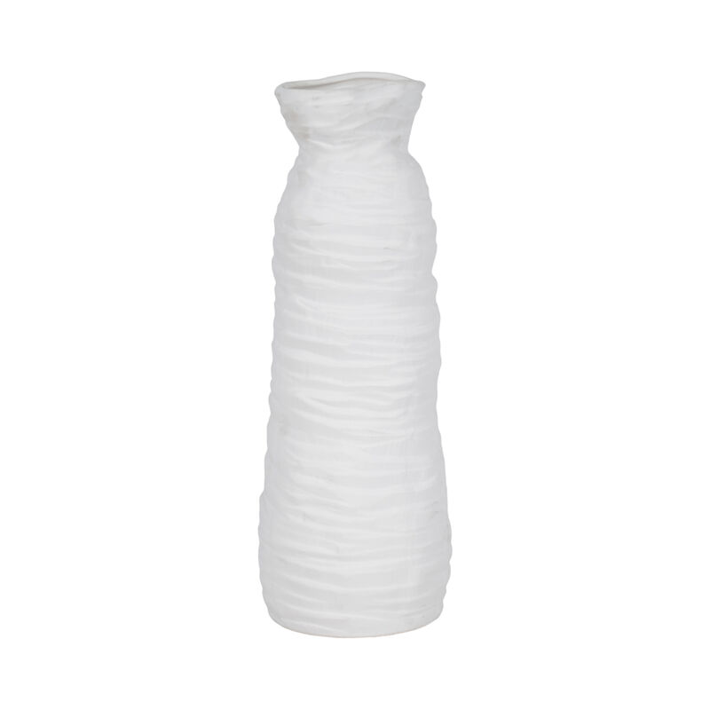 19" Horiz. Ribbed Matte Vase image number 2