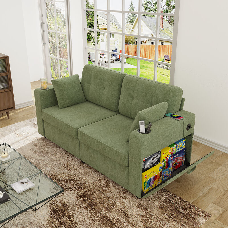 Mixma Charging Station Modern Sectional Sofa image number 3