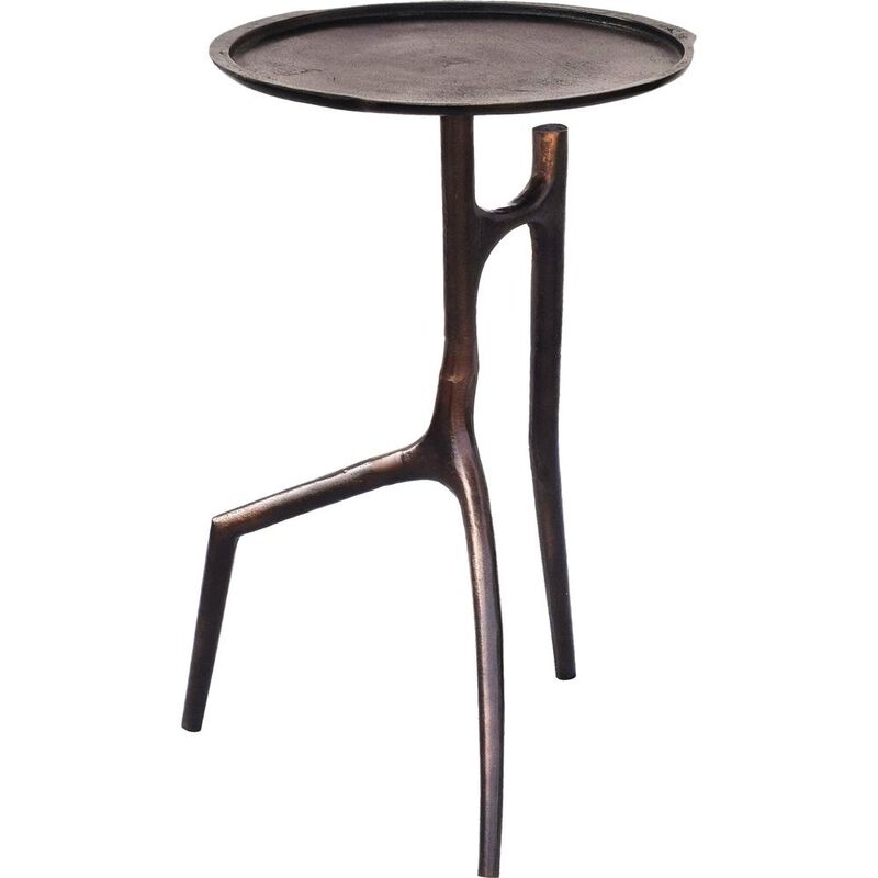 Renwil Maadi Plated and Aluminium Bronze side table
