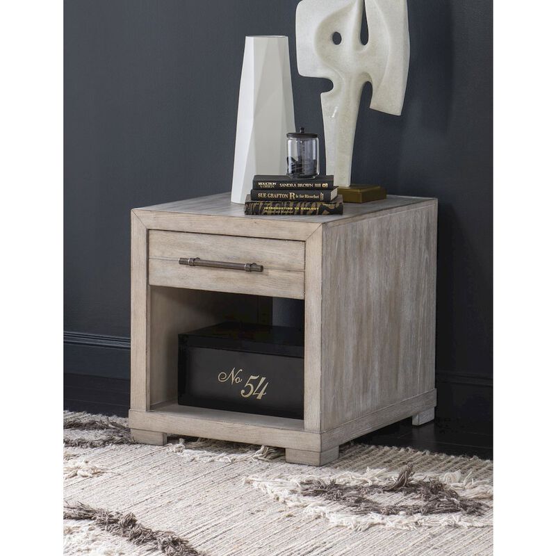 Legacy Classic Westwood Square End Table (1 Drawer, 1 Open Shelf)