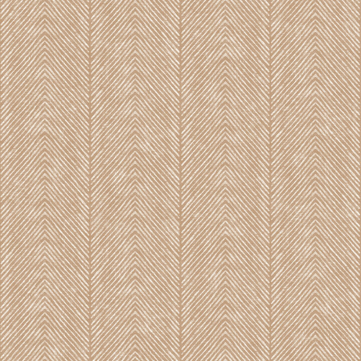 Natural Herringbone Wallpaper