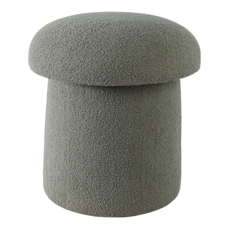 Mushroom Boucle Ottoman image number 0