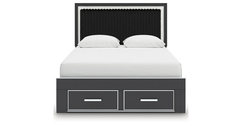 Birmonton Queen Upholstered Panel Storage Bed image number 5