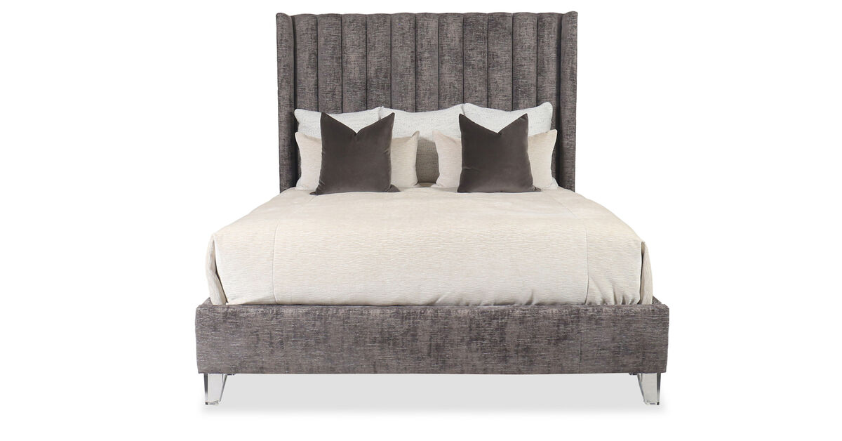 Tall Wings Scoop King Bed