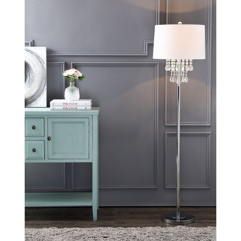 Abigail Crystal / Metal LED Floor Lamp