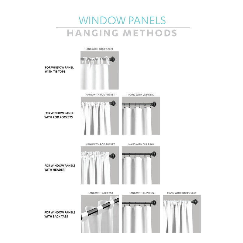 Ruffle Diamond Window Curtain Panels