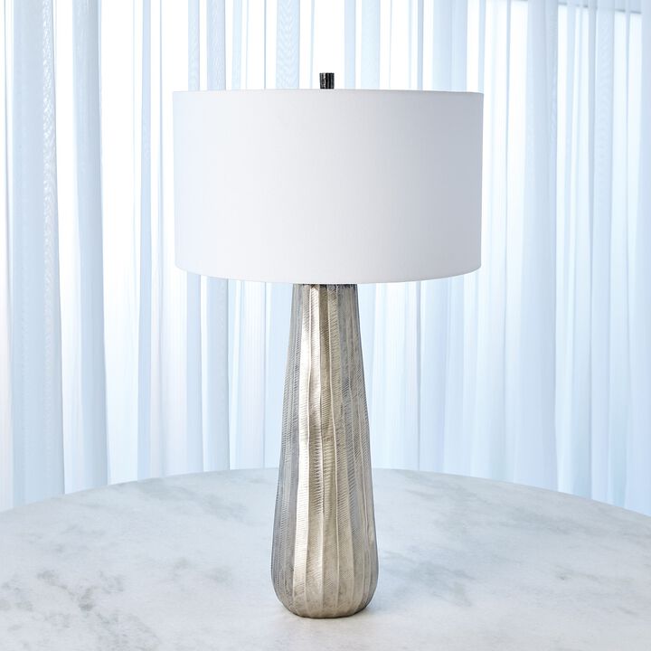 Chased Round Table Lamp