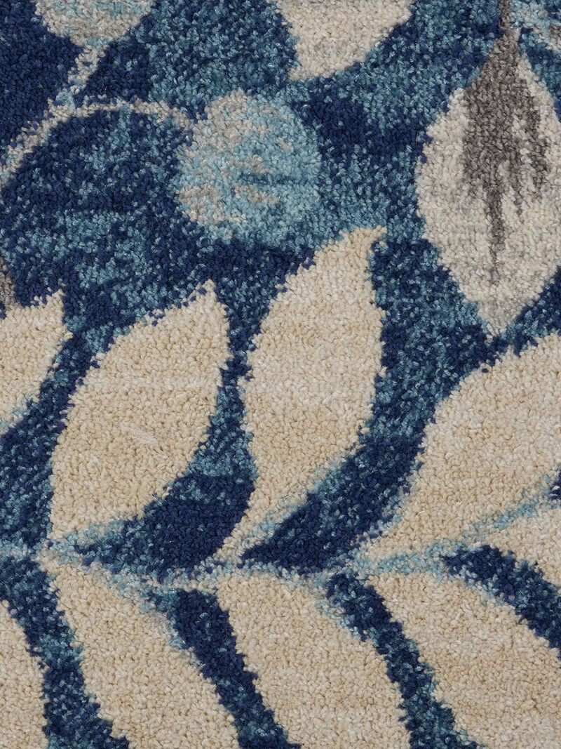 Tranquil TRA03 Navy 2' X 4' Rug image number 5