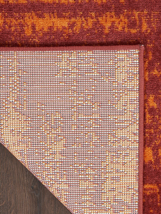 Nourison Essentials NRE03 Red 6' x 9' Rug