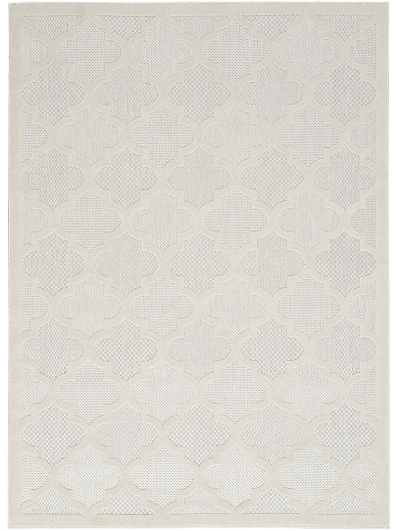 Easy Care NES01 Ivory/White 5' x 7' Rug