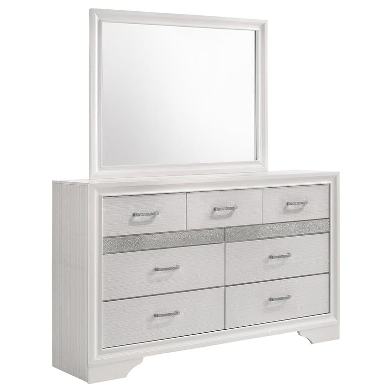 Coaster Co. of America Miranda 7-drawer Dresser with Mirror White image number 0