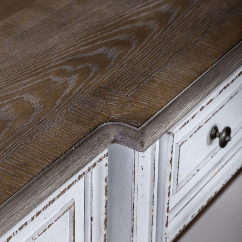 Liberty Furniture Magnolia Manor 72 Inch Hall Console Table in Antique White image number 8