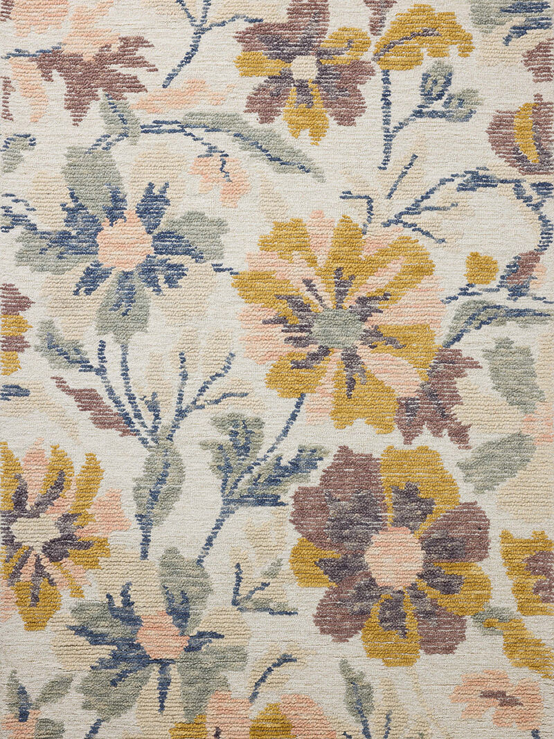 Tilly TIL03 Bone/Multi 7'9" x 9'9" Rug by Loloi II