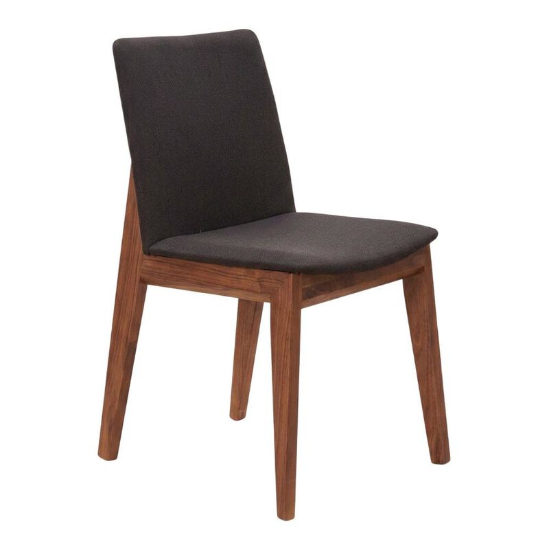 Starlight Canyon Home Mid-Century Dining Chairs Set of 2, Upholstered Accent Chair,Black image number 2