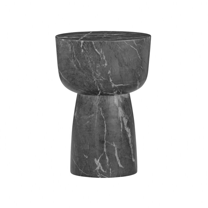 Charra Faux Marble Indoor/Outdoor Side Table